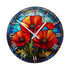 Poppy Suncatcher Effect Clock